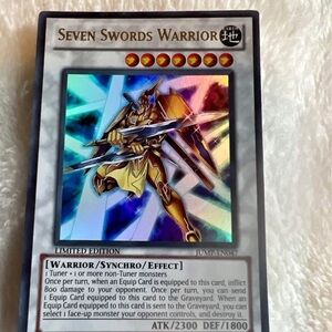 Seven Swords Warrior jump-en047 Ltd Ed (NM+) Ultra Rare Yu-Gi-Oh!
Card New